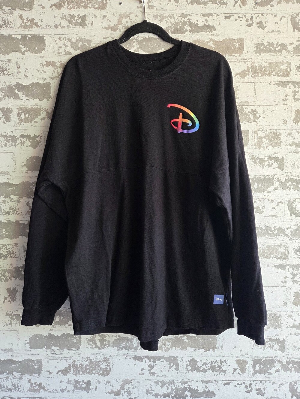 ​Disney Parks Immersive Disney Animation Spirit Jersey Black Rainbow Medium